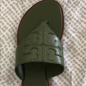Tory Burch sandals worn once.